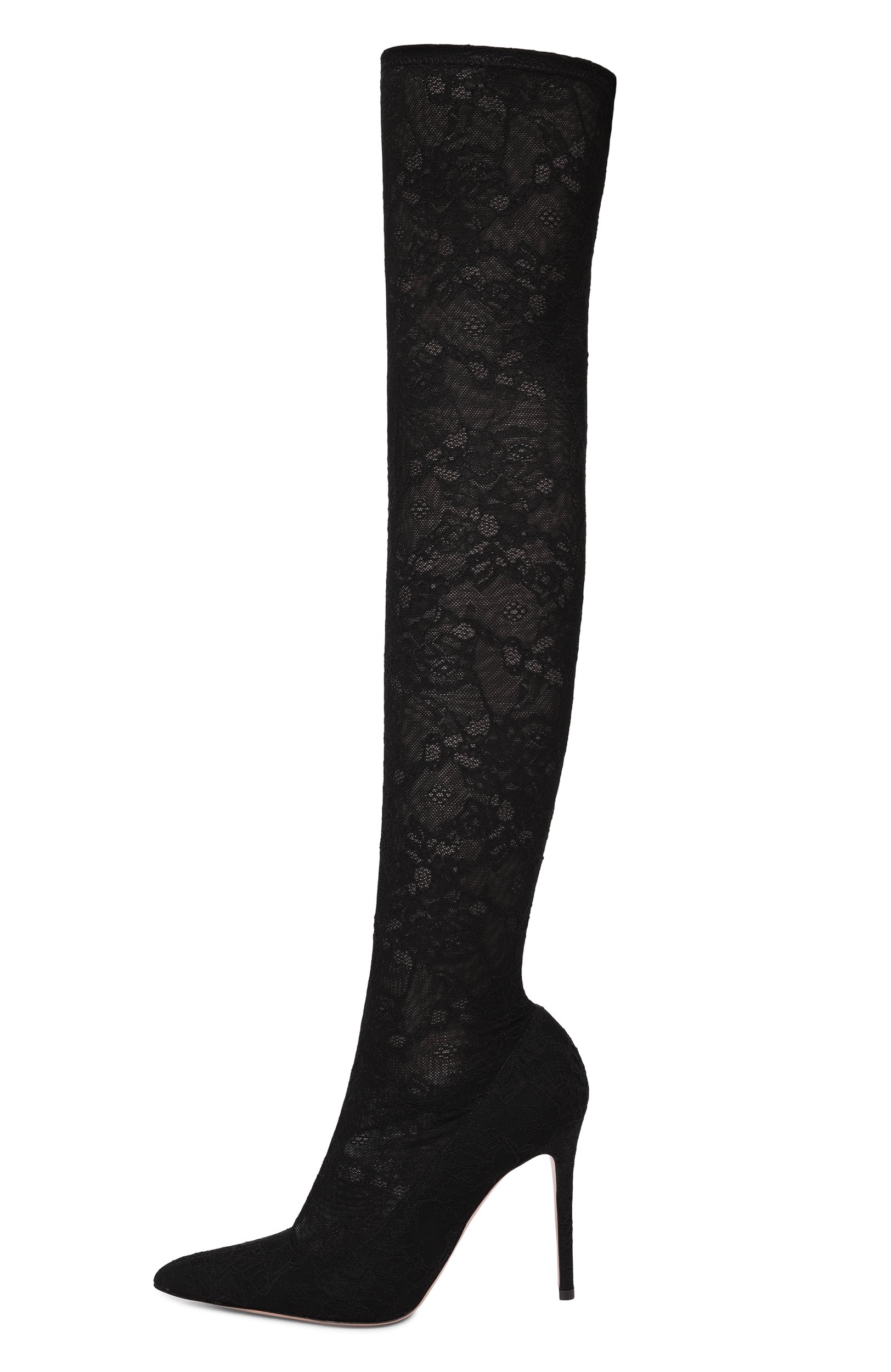 Текстильные ботфорты mia GIANVITO ROSSI, арт. G80024.15RIC.PZSNER0, фото 4