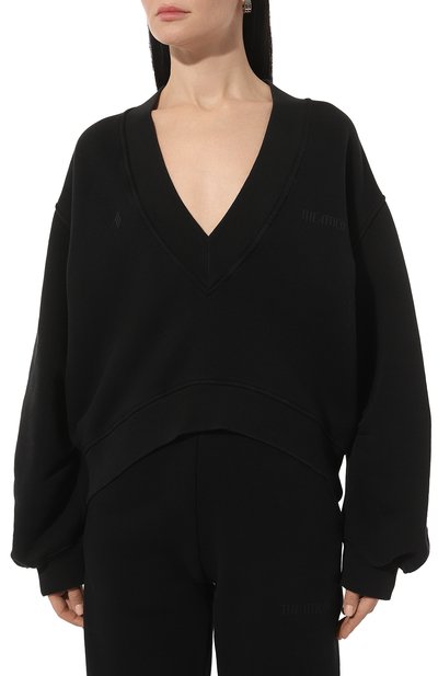 Хлопковый пуловер THE ATTICO, арт. 241WCF10/JF04, фото 3