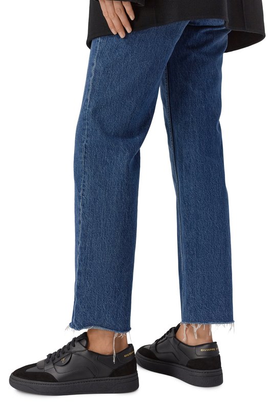 Кожаные кеды Giuseppe Zanotti Design RW50004 Чёрный  RW50004 Фото 2