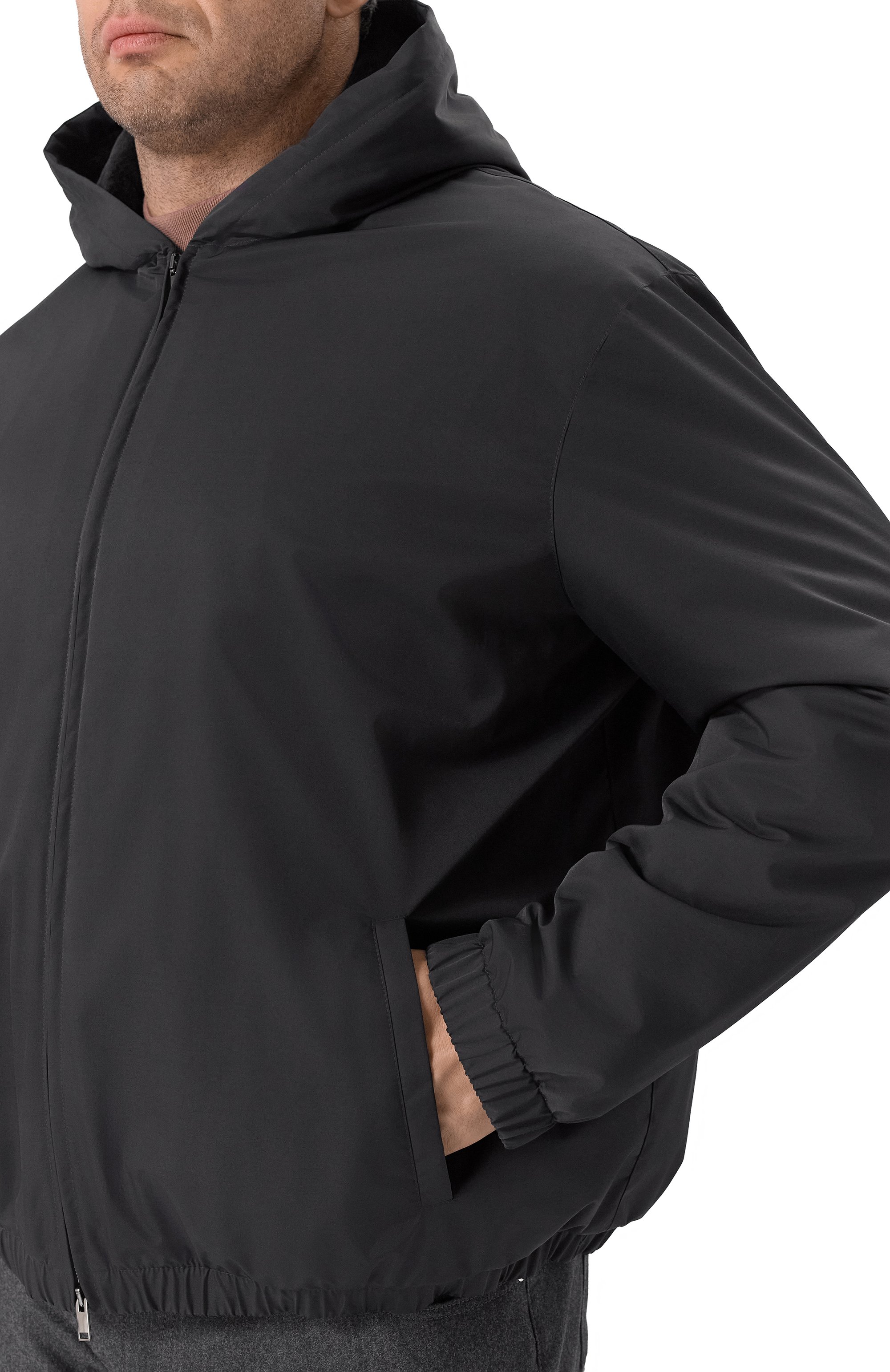 Пуховый бомбер с подкладкой из норки MVST, арт. FTECK-ME5635-4V BS, фото 5