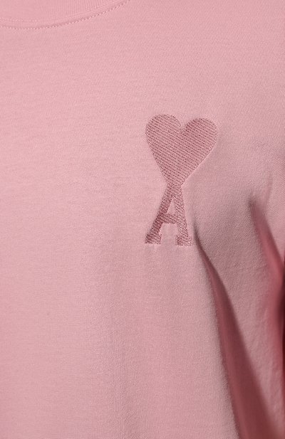 Хлопковая футболка AMI, арт. UTS002.726, фото 5