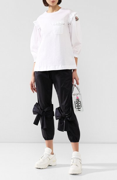 Лонгслив 4 moncler simone rocha MONCLER GENIUS белого цвета по цене 34500 руб., арт. E2-09W-80537-00-829FG, фото 2 Лонгслив 4 moncler simone rocha MONCLER GENIUS, арт. E2-09W-80537-00-829FG, фото 2