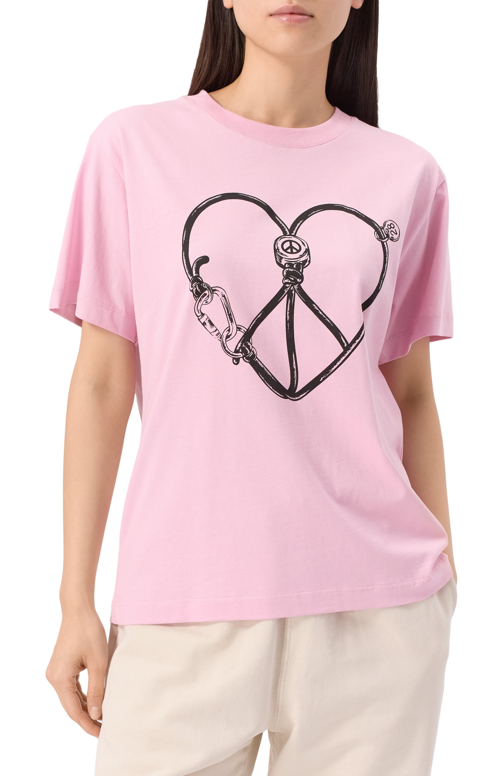 Хлопковая футболка M05CH1NO JEANS, арт. A0709/3229, фото 3