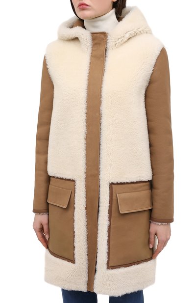 Дубленка LORO PIANA бежевого цвета по цене 1095000 руб., арт. FAL2392, фото 3 Дубленка LORO PIANA, арт. FAL2392, фото 3