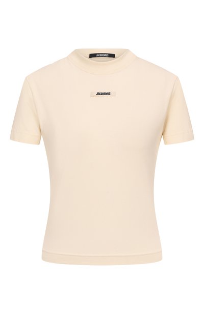 Женская хлопковая футболка JACQUEMUS, арт. 24ETSW00133AJ0/0124