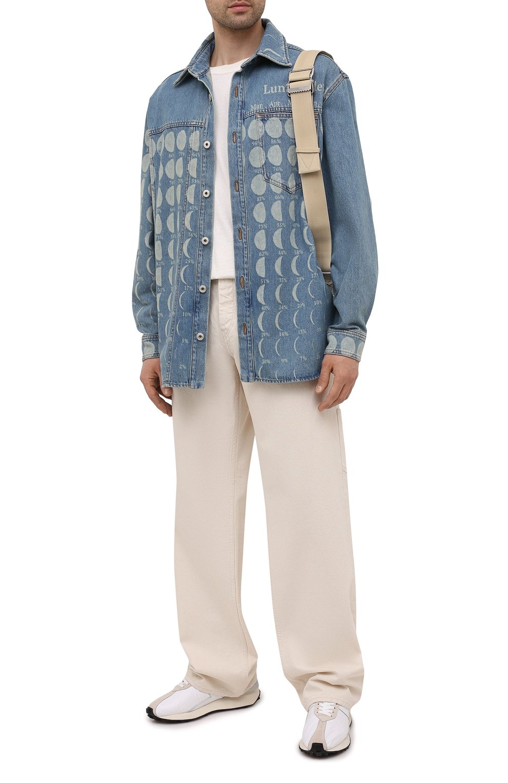 Джинсовая рубашка loewe x paula's ibiza LOEWE синего цвета по цене 77350 руб., арт. H616Y04X19, фото 2 Джинсовая рубашка loewe x paula's ibiza LOEWE, арт. H616Y04X19, фото 2