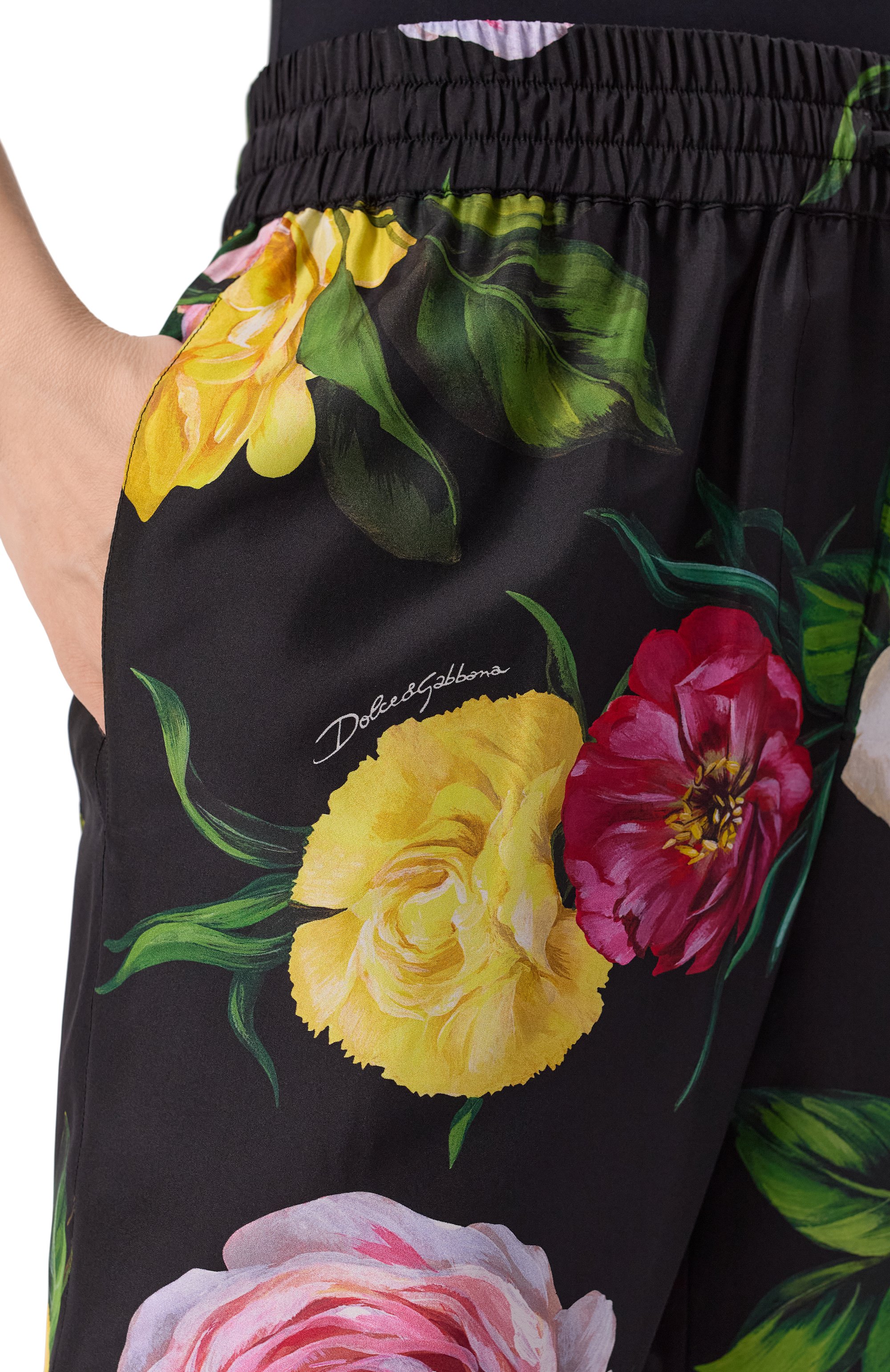 Шелковые брюки DOLCE & GABBANA, арт. FTC11T/IS1XJ, фото 5