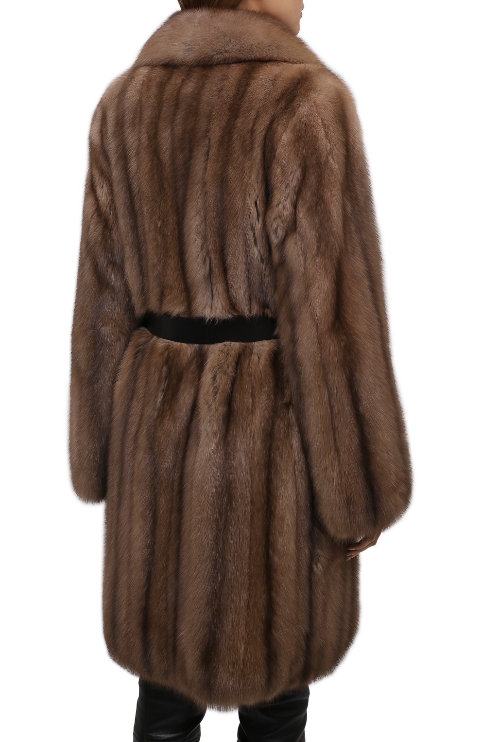 Шуба из меха соболя YVES SALOMON, арт. 20WYM42797ZICV, фото 4