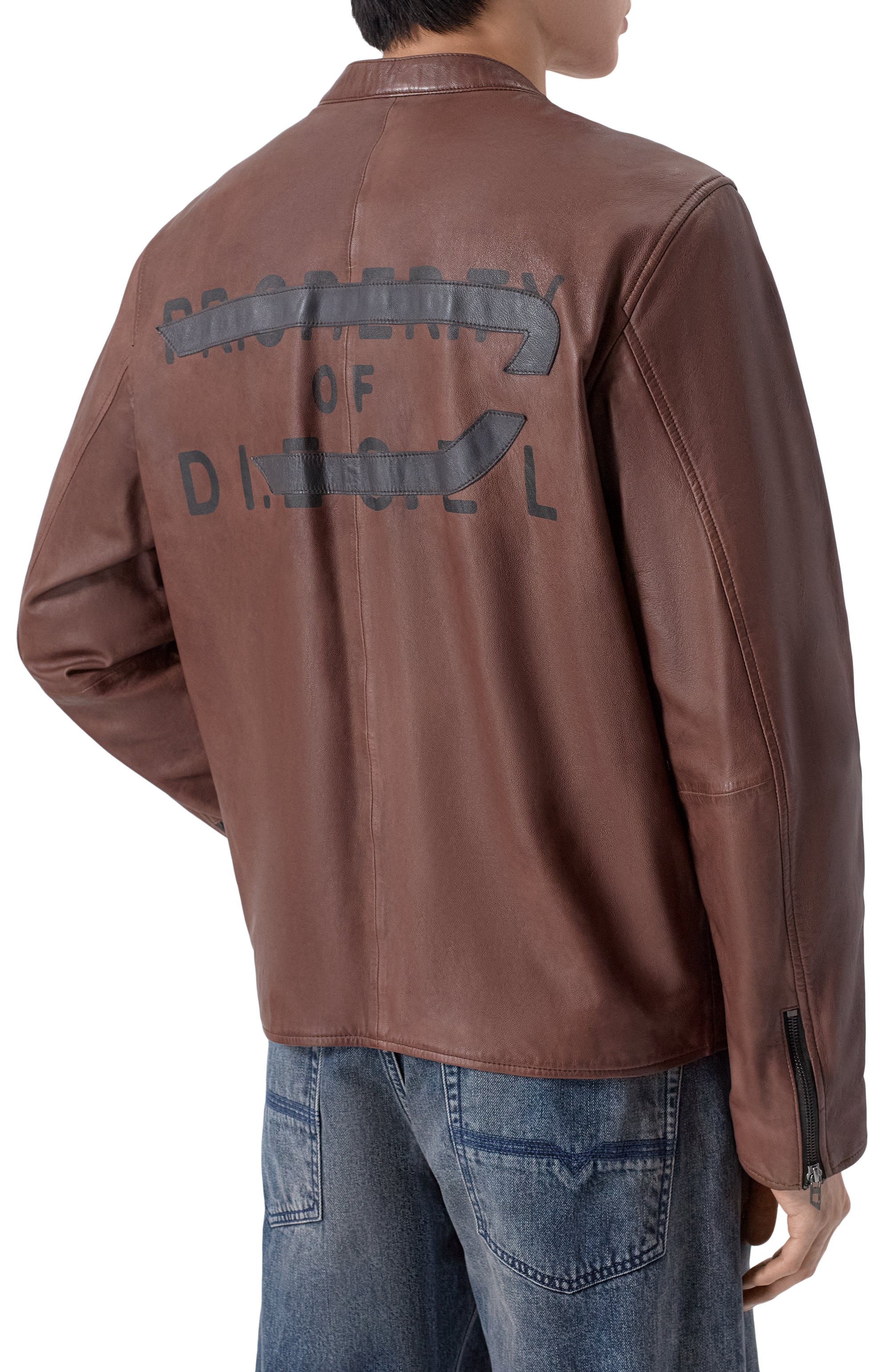 Кожаная куртка DIESEL, арт. A21105/0BKBX, фото 4