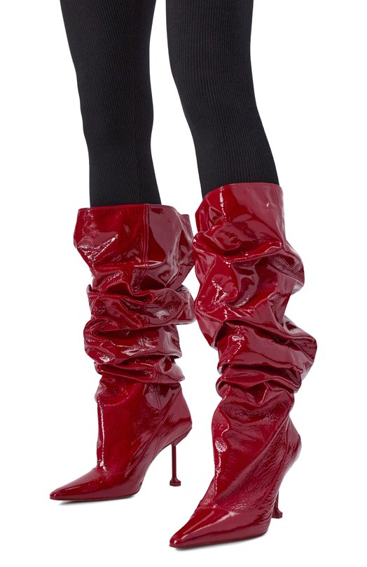 Лакированные сапоги Vern 90 Naked Wolfe VERN/PLT_1 Красный  VERN/PLT_1 Фото 2