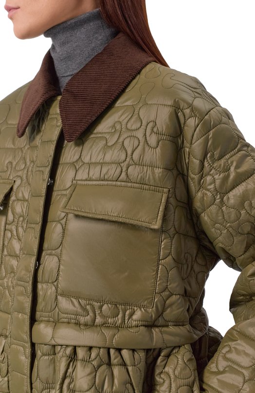 Куртка Ganni W0965/6905 Хаки  W0965/6905 Фото 5