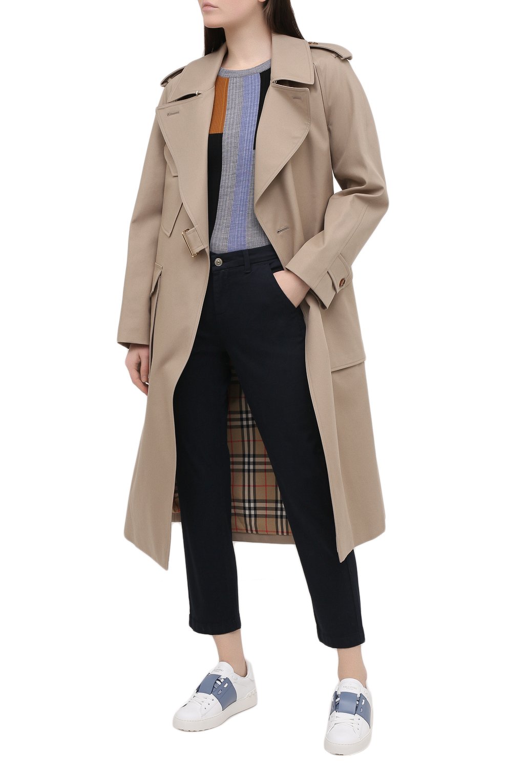 Кожаные кеды open VALENTINO, арт. UW2S0781/BLU, фото 2