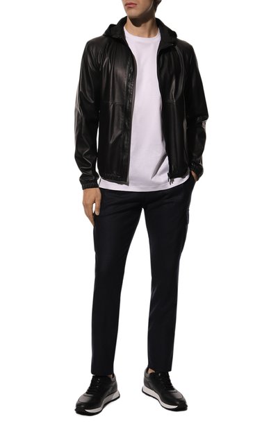 Кожаные кроссовки STEFANO RICCI, арт. US61_G6436/WY, фото 2