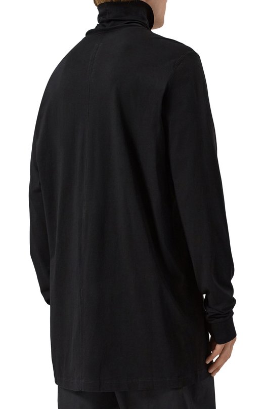 Хлопковая водолазка Rick Owens RU02E1286/JA Чёрный  RU02E1286/JA Фото 4