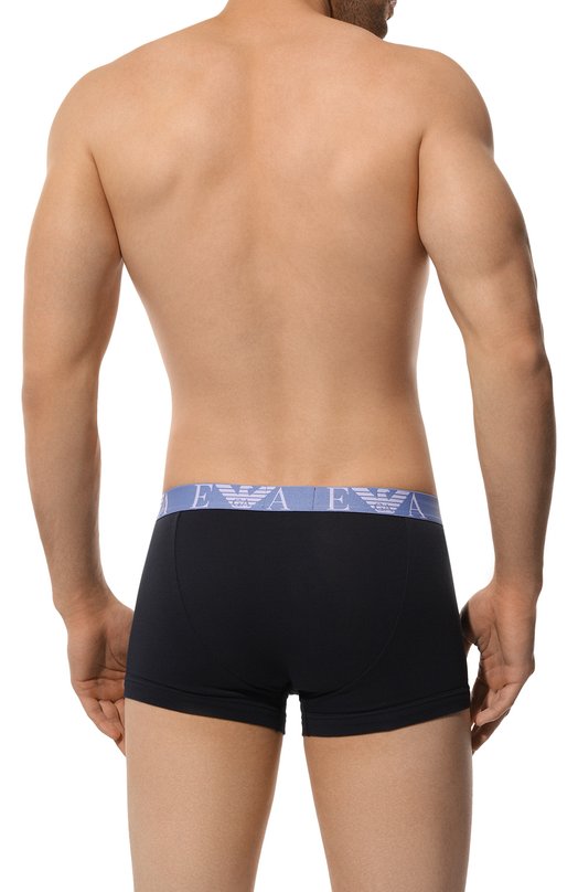 Комплект из трех боксеров Emporio Armani 111357/4F715 Синий  111357/4F715 Фото 5