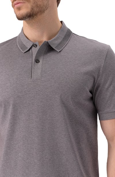 Хлопковое поло BOSS, арт. 50531791, фото 5