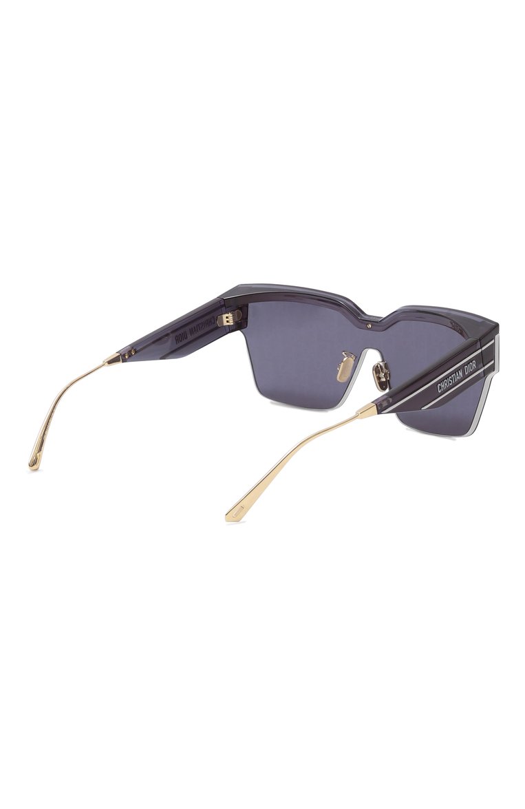 Женские солнцезащитные очки DIOR EYEWEAR синего цвета, арт. DI0RCLUB M4U 30B8 | Фото 4 (Нос: Не проставлено; Региональные ограничения белый список (Axapta Mercury): Не проставлено; Тип очков: С/з; Материал: Металл, Пластик; Оптика Гендер: оптика-женское)