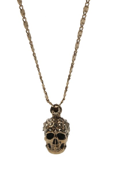 Колье ALEXANDER MCQUEEN золотого цвета по цене 72150 руб., арт. 667542/J160T, фото 3 Колье ALEXANDER MCQUEEN, арт. 667542/J160T, фото 3