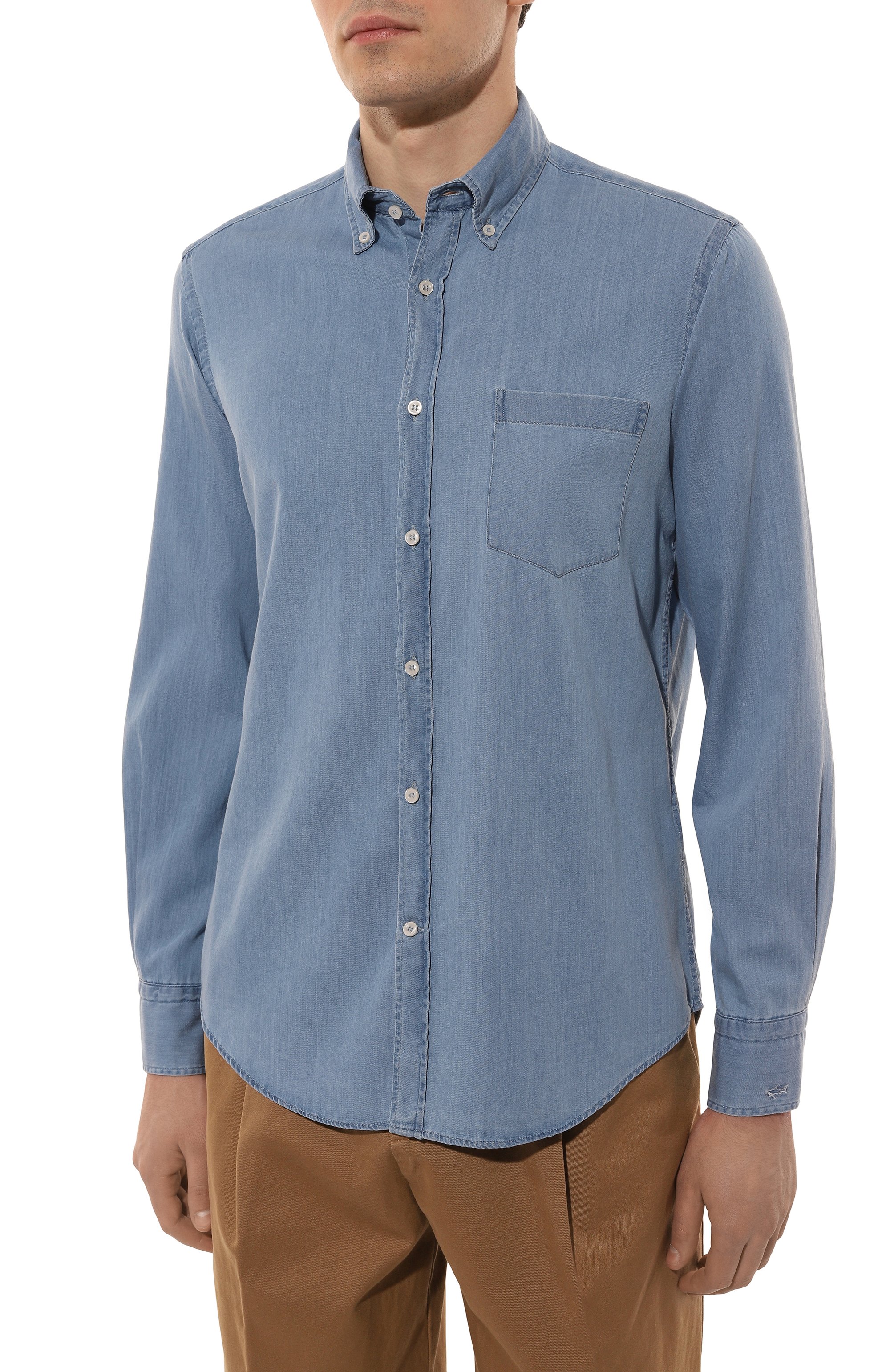 Джинсовая рубашка PAUL&SHARK, арт. 25413160, фото 3