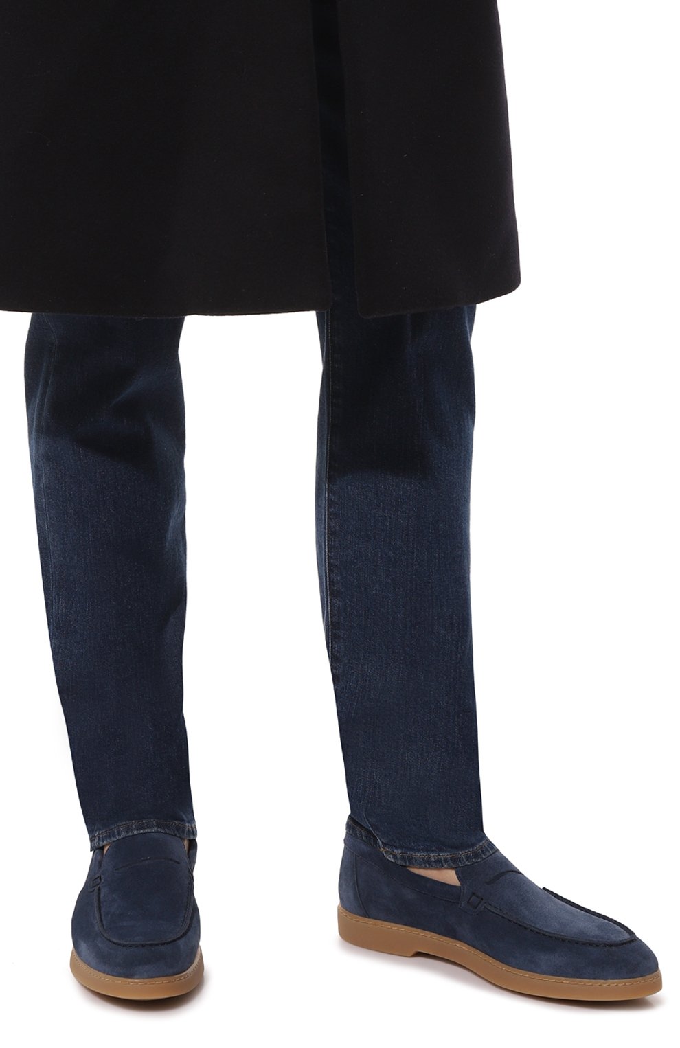 Замшевые пенни-лоферы DOUCAL'S, арт. DU2974EDWIUY106D, фото 3