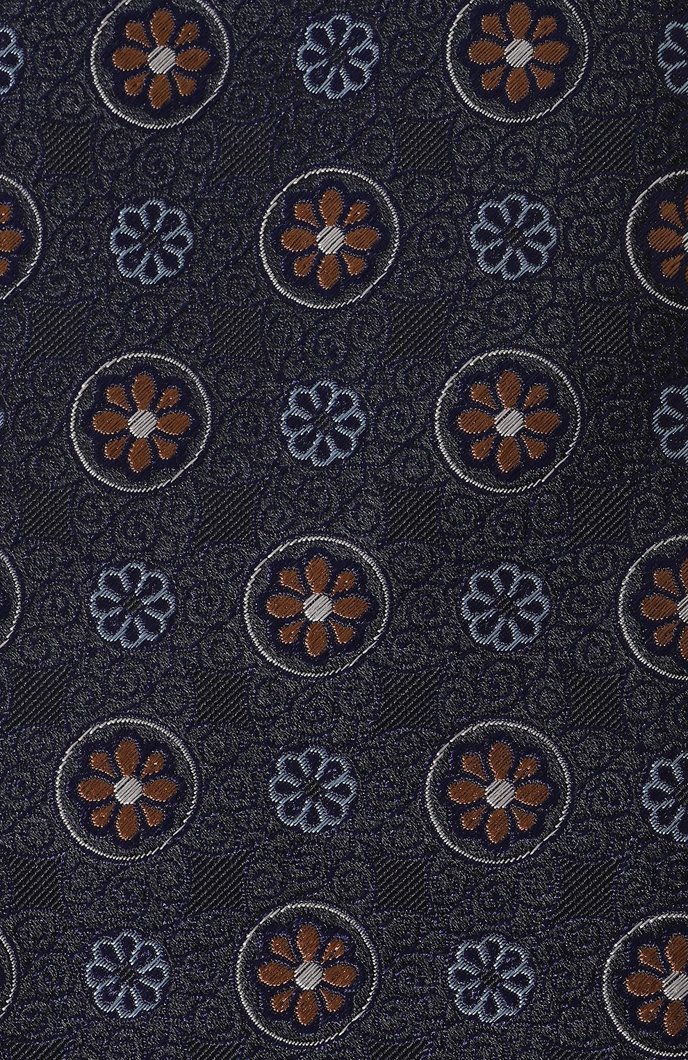 Шелковый галстук CANALI темно-синего цвета по цене 17600 руб., арт. 18/HJ03733, фото 4 Шелковый галстук CANALI, арт. 18/HJ03733, фото 4