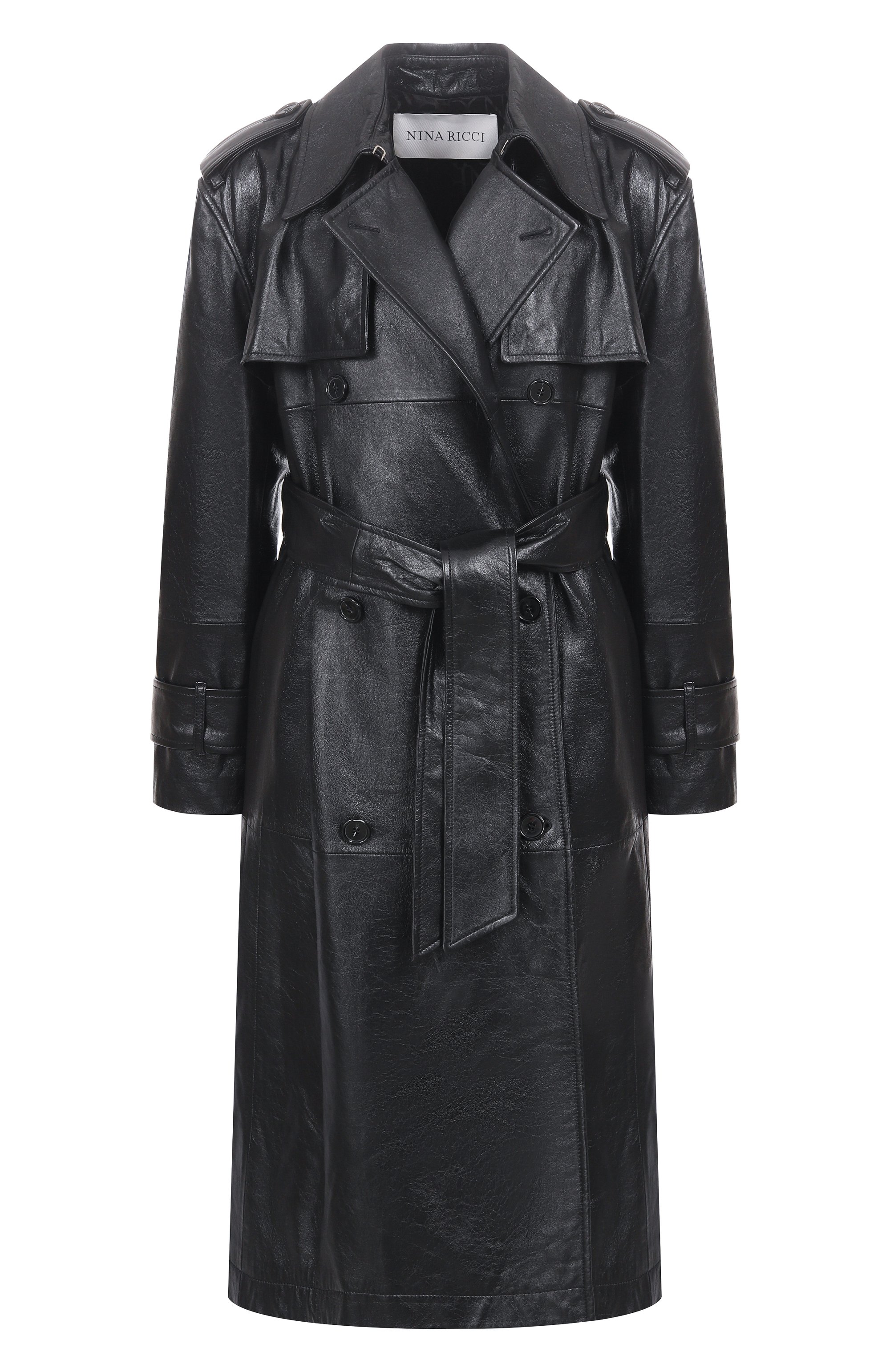 Кожаный тренч NINA RICCI, арт. 25AUMA017/LB0074, фо�то 1