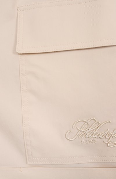 Хлопковые шорты-карго PHILOSOPHY DI LORENZO SERAFINI KIDS, арт. I1E407/5301/12-14, фото 3