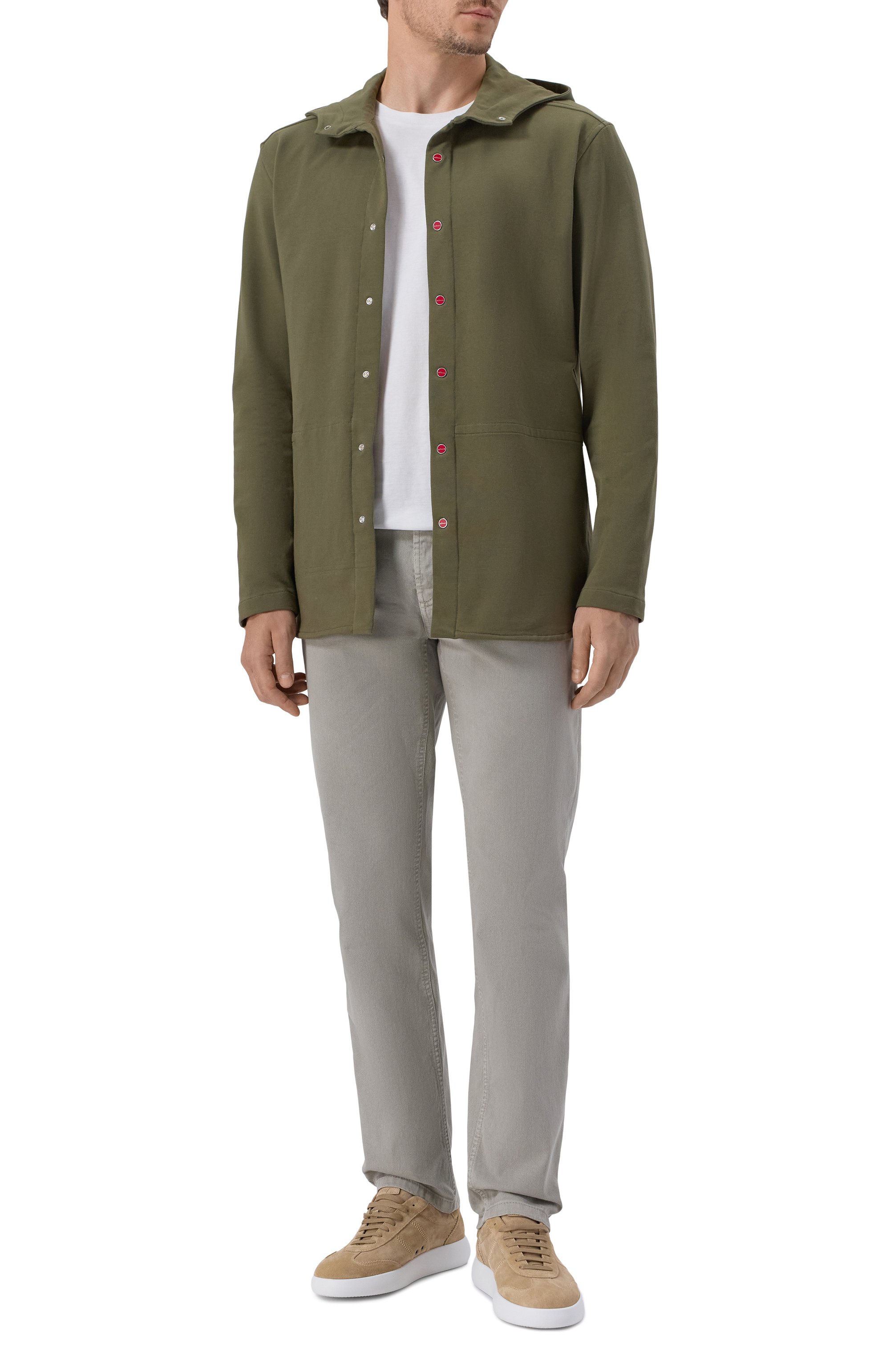 Хлопковая рубашка KITON, арт. UMCPETEH0805284, фото 2