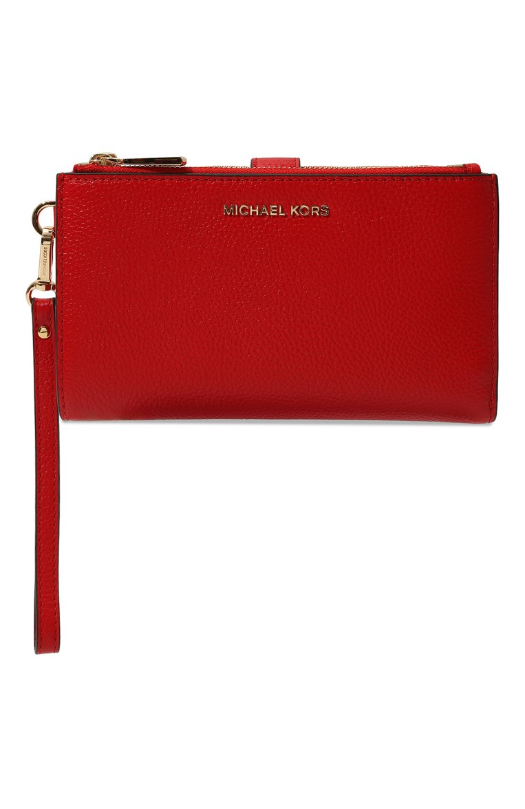 Женские кожаный кошелек jet set MICHAEL MICHAEL KORS красного цвета, арт. 34F9GAFW4L | Фото 4 (Материал: Натуральная кожа; Нос: Не проставлено; Материал сплава: Проставлено)