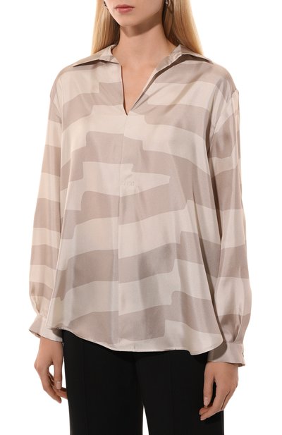 Шелковая блузка LORENA ANTONIAZZI, арт. I2471CA48A/4744, фото 3