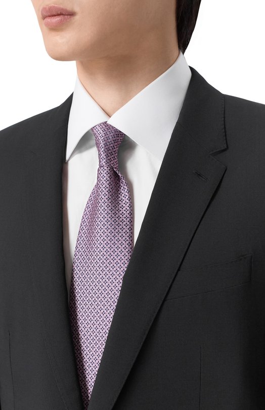 Шелковый галстук Stefano Ricci CCXL/60023 Сиреневый  CCXL/60023 Фото 2