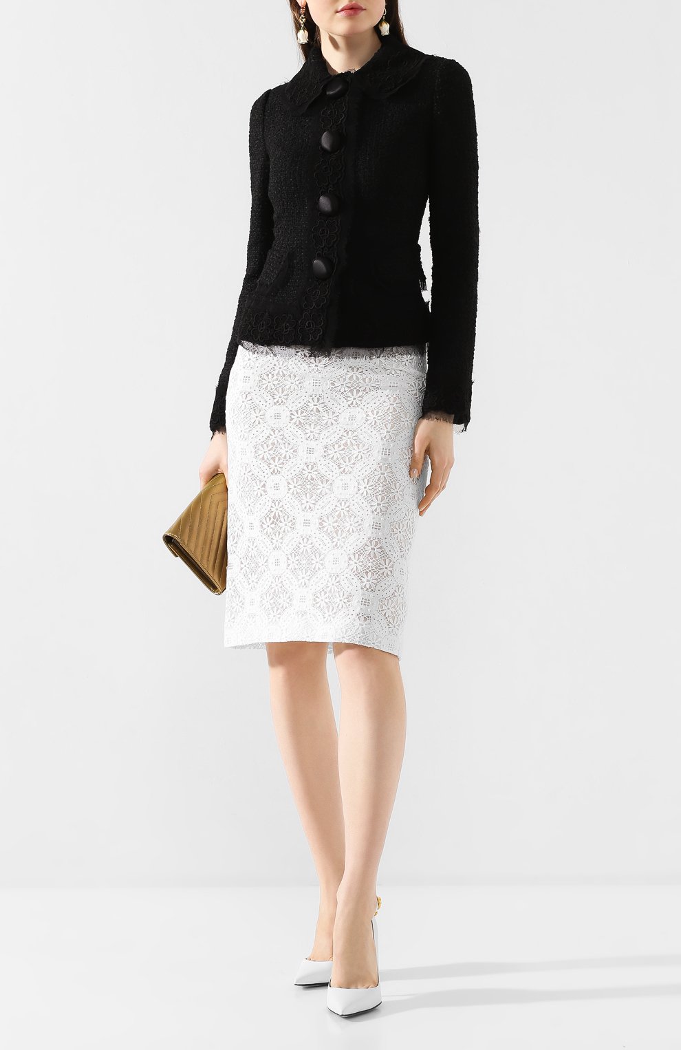 Жакет DOLCE & GABBANA черного цвета по цене 354000 руб., арт. F28ULT/HUMET, фото 2 Жакет DOLCE & GABBANA, арт. F28ULT/HUMET, фото 2