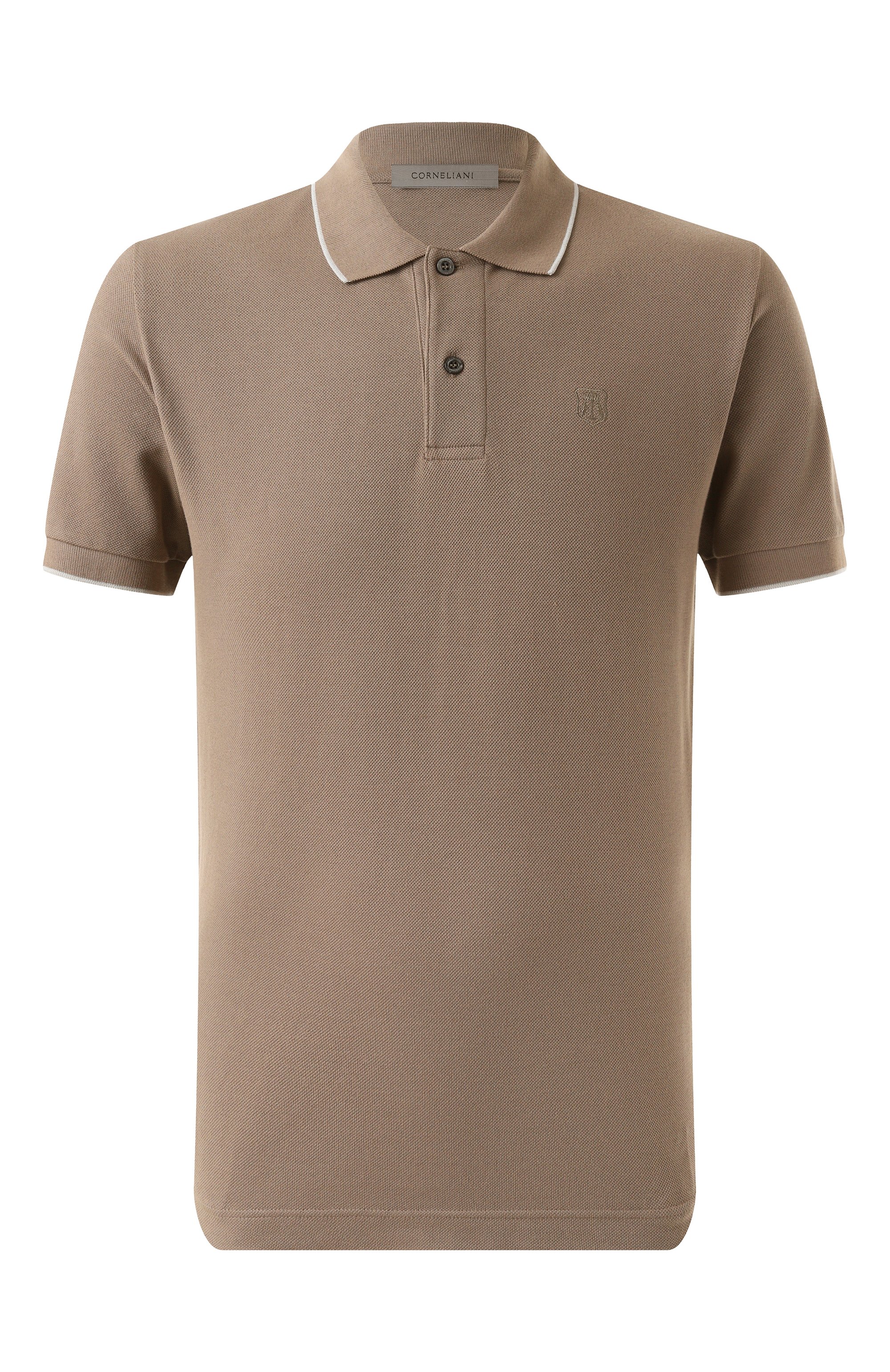 Хлопковое поло CORNELIANI, арт. 25G573-2525043, фото 1