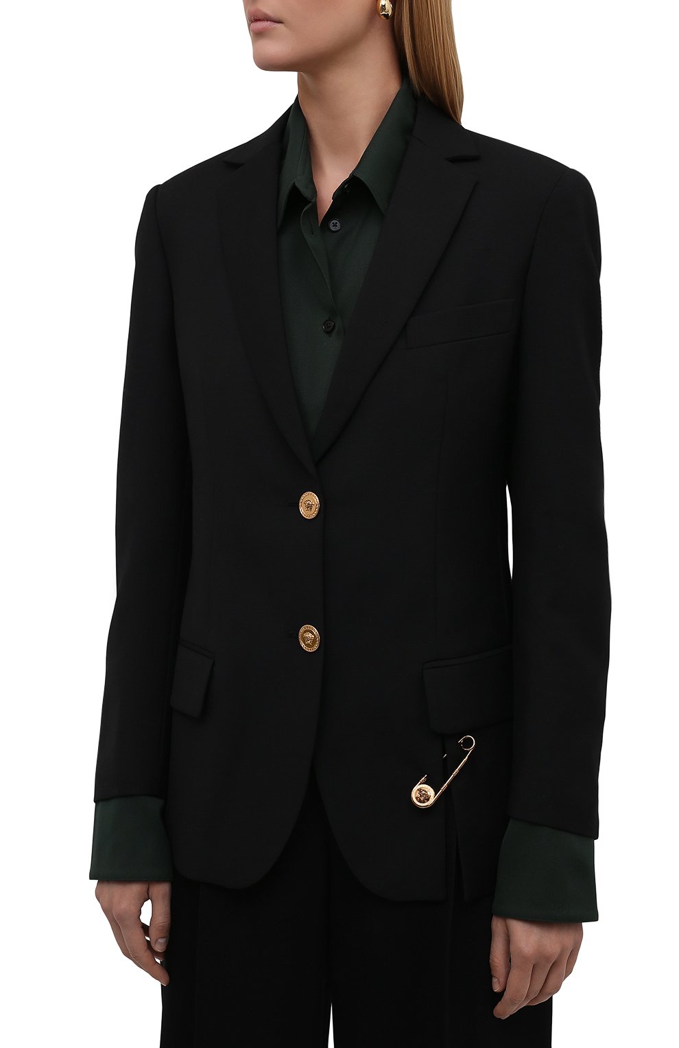 Шерстяной жакет VERSACE, арт. 1001268/1A01021, фото 3