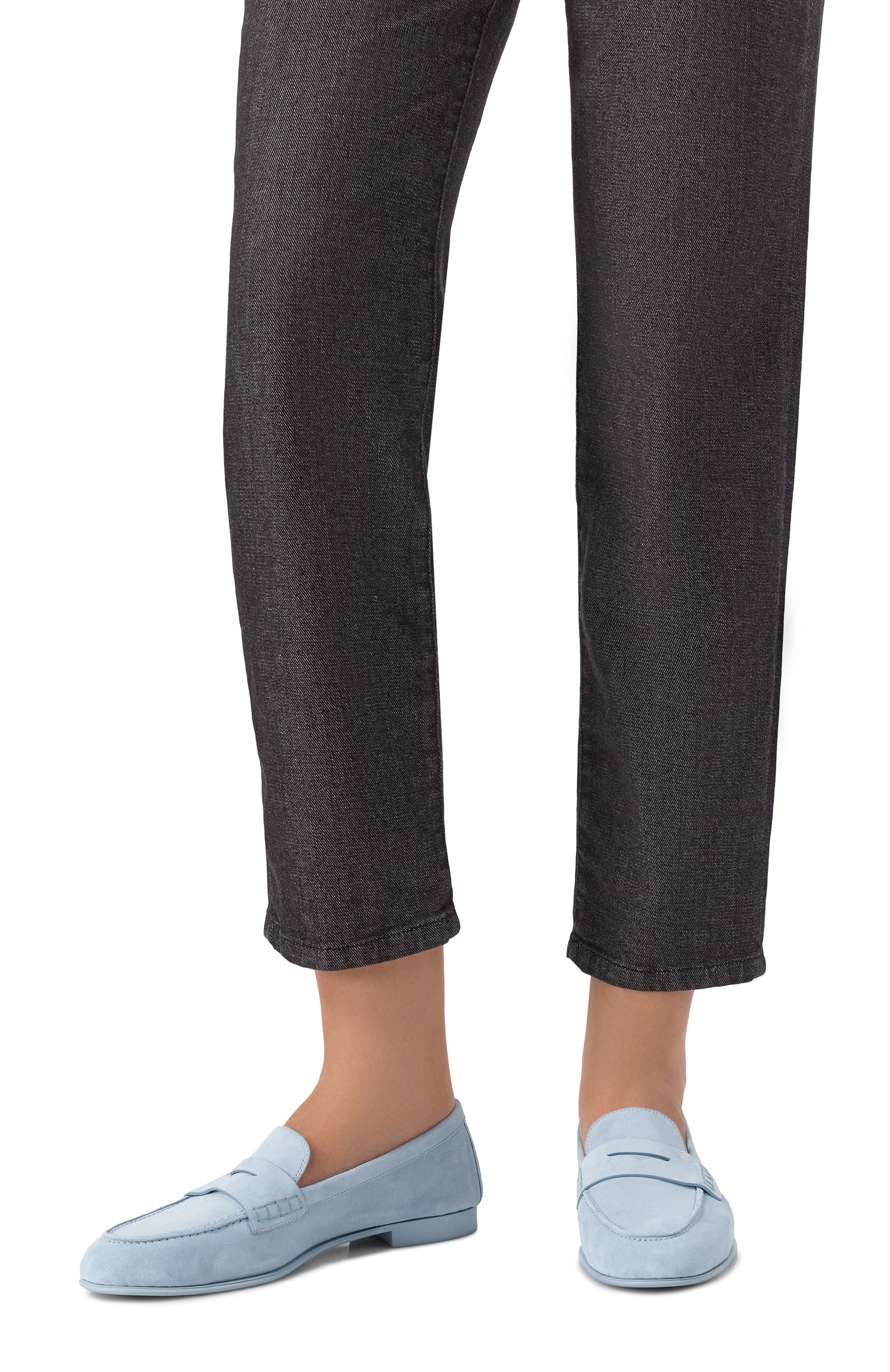 Замшевые пенни-лоферы SANTONI, арт. WUVG72025G0MSAEA, фото 2