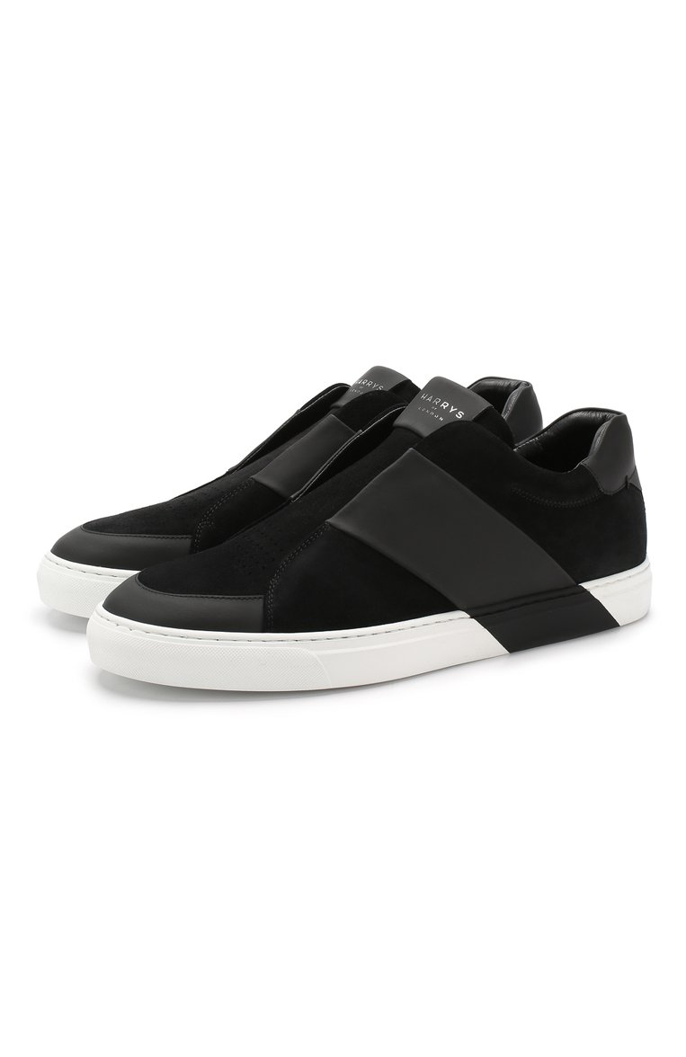 Мужские кожаные кеды bolt 2 HARRYS OF LONDON черного цвета, арт. B0LT 2 N0BLE SUEDE/TECH LEATHER | Фото 1 (Подошва: Массивная; Материал внутренний: Натуральная кожа; Статус проверки: Проверена категория; Материал утеплителя: Без утеплителя; Стили: Классический; Драгоценные камни: Проставлено; Материал сплава: Проставлено; Материал внешний: Натуральная кожа; Кросс-КТ: Низкие)