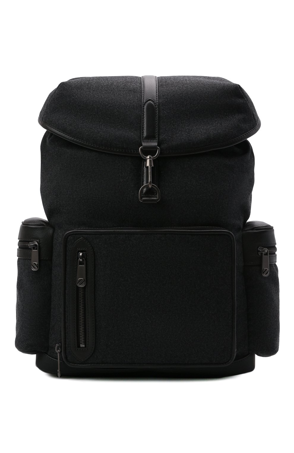 Текстильный рюкзак ZEGNA темно-серого цвета по цене 197000 руб., арт. C1282X-LHUTE, фото 1 Текстильный рюкзак ZEGNA, арт. C1282X-LHUTE, фото 1