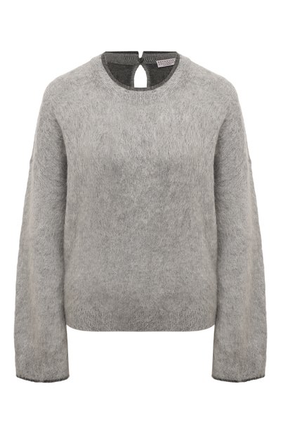 Женский пуловер из шерсти и кашемира BRUNELLO CUCINELLI, арт. MBP108600