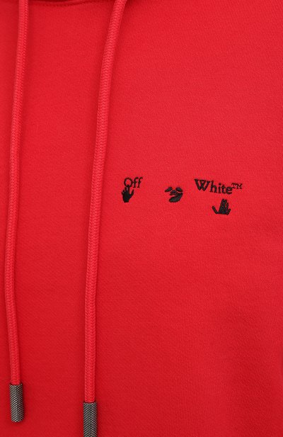 Хлопковое худи OFF-WHITE, арт. 0WBB035R21JER004, фото 5