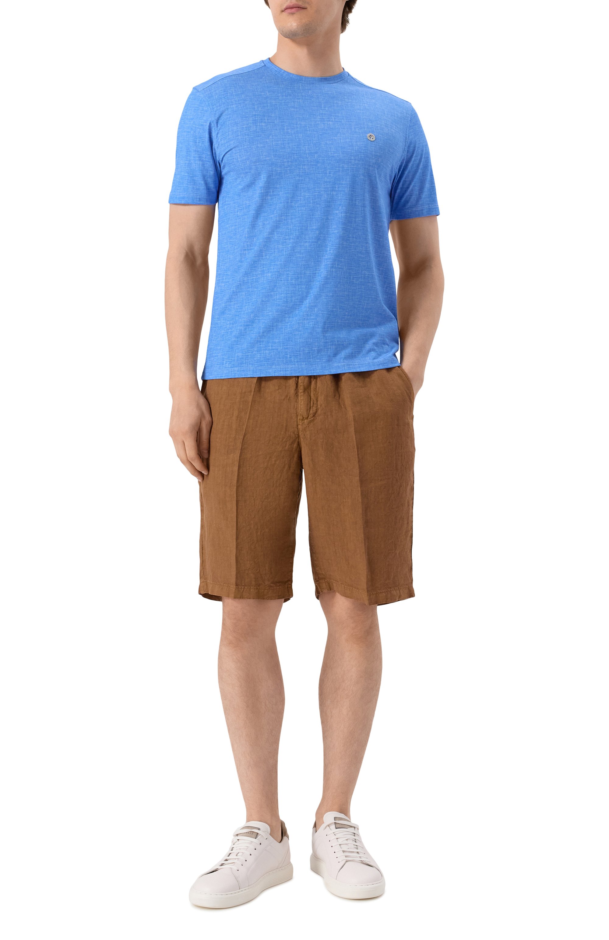 Футболка из шелка и хлопка STEFANO RICCI, арт. MNH5104350/JC2900, фото 2