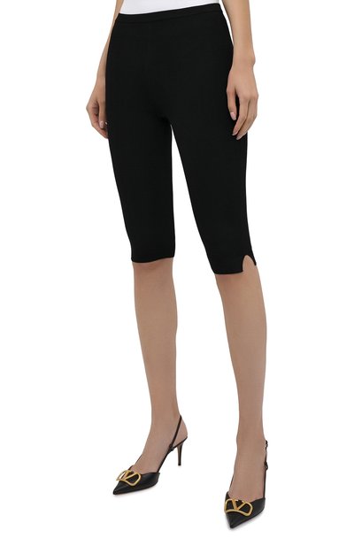 Шорты из вискозы TOTEME черного цвета по цене 27800 руб., арт. 212-259-755, фото 3 Шорты из вискозы TOTEME, арт. 212-259-755, фото 3