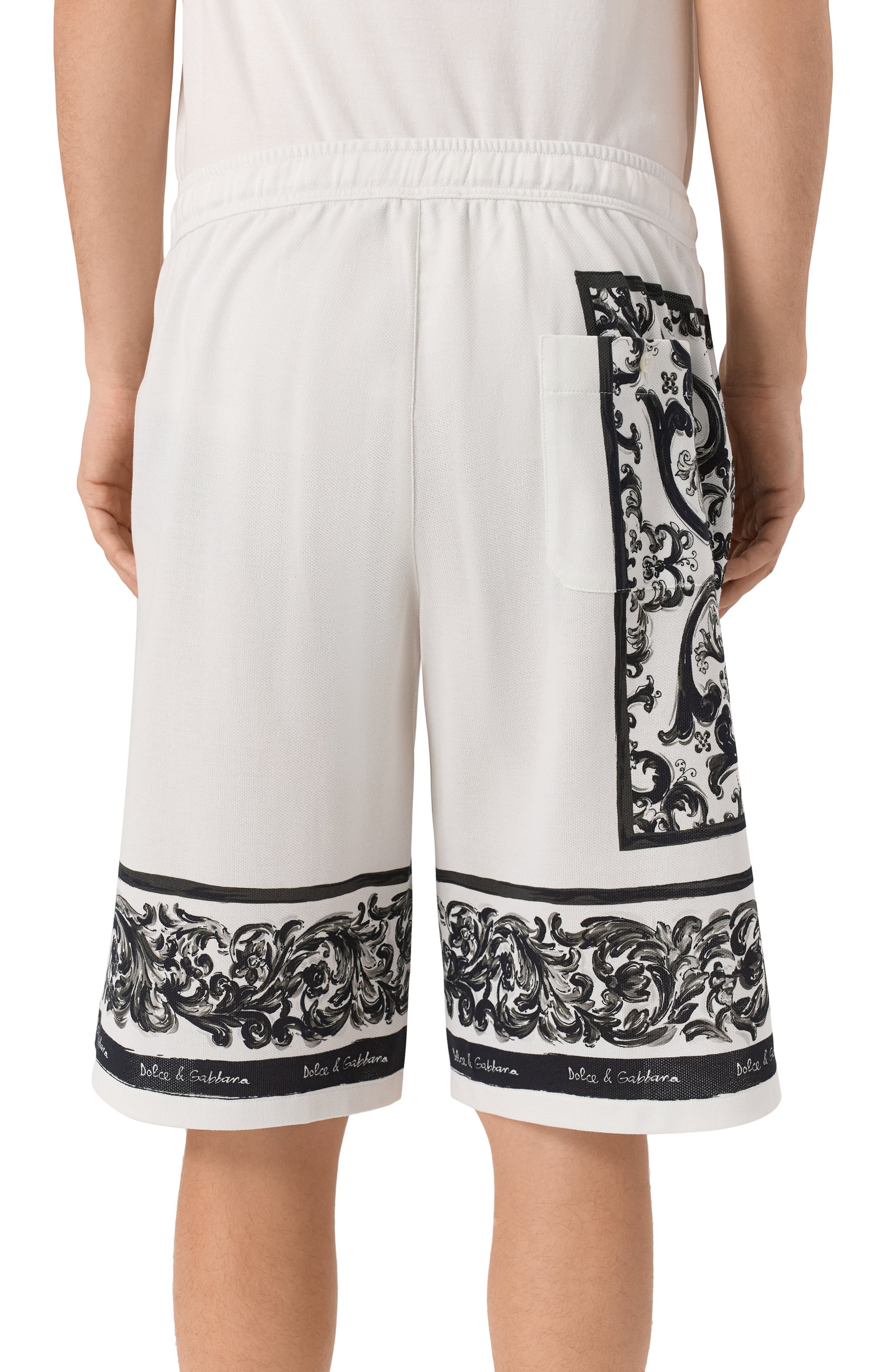 Хлопковые шорты DOLCE & GABBANA, арт. GV37AT/II7HN, фото 4