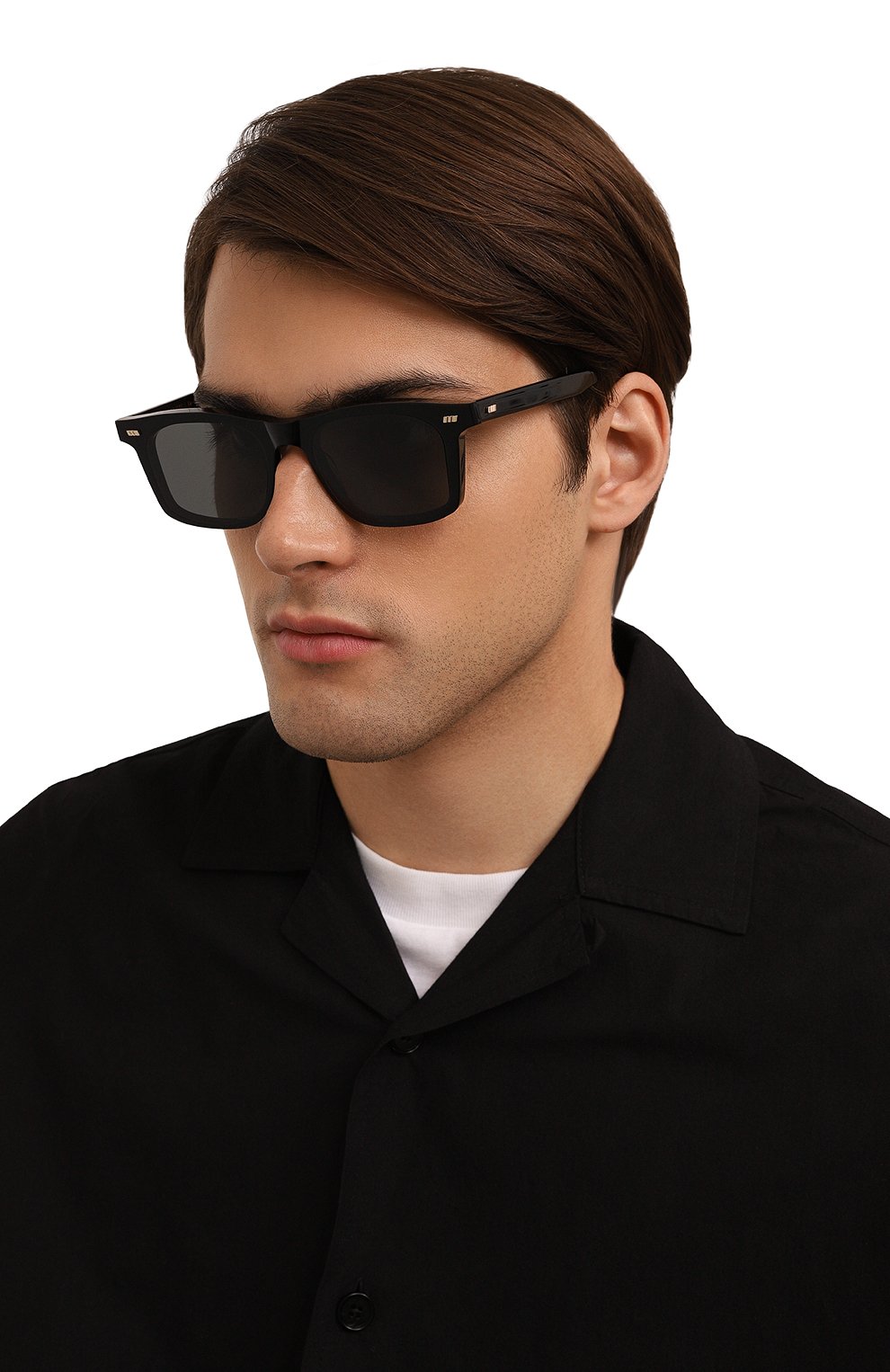 Солнцезащитные очки GAST черного цвета по цене 21100 руб., арт. FLAG0 BLACK LG01, фото 3 Солнцезащитные очки GAST, арт. FLAG0 BLACK LG01, фото 3