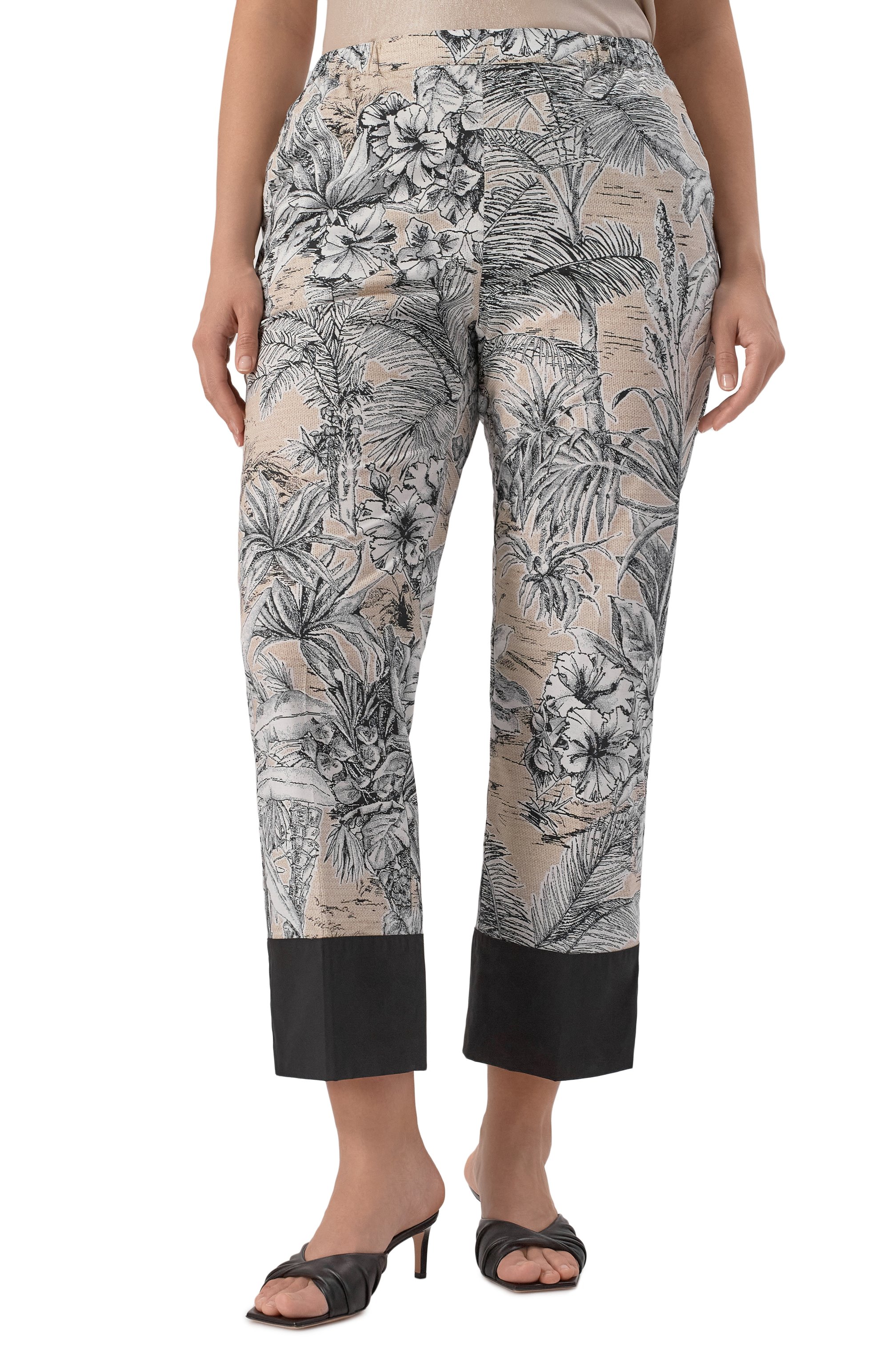 Хлопковые брюки MARINA RINALDI, арт. HIBERIS, фото 3