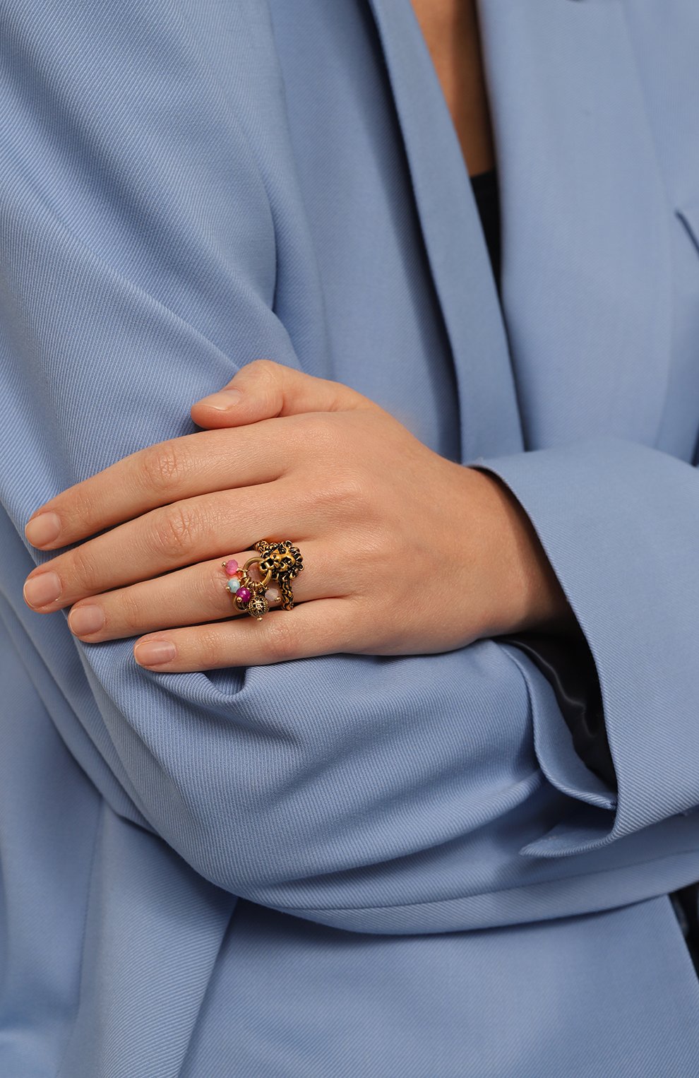 Кольцо GUCCI золотого цвета по цене 43200 руб., арт. 661054 J1F30, фото 2 Кольцо GUCCI, арт. 661054 J1F30, фото 2