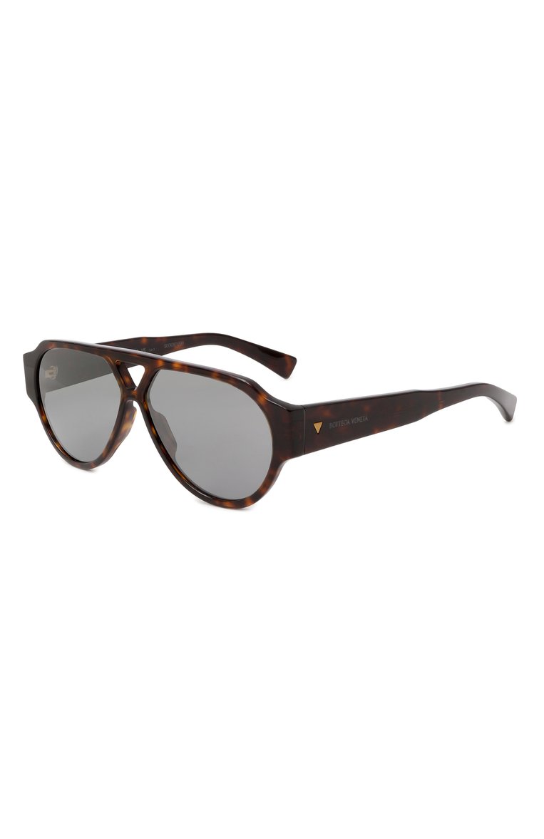 Женские солнцезащитные очки BOTTEGA VENETA черного цвета, арт. BV1318S 002 | Фото 1 (Нос: Не проставлено; Региональные ограничения белый список (Axapta Mercury): Не проставлено; Материал: Металл; Тип очков: С/з; Оптика Гендер: оптика-женское; Очки форма: Авиаторы)