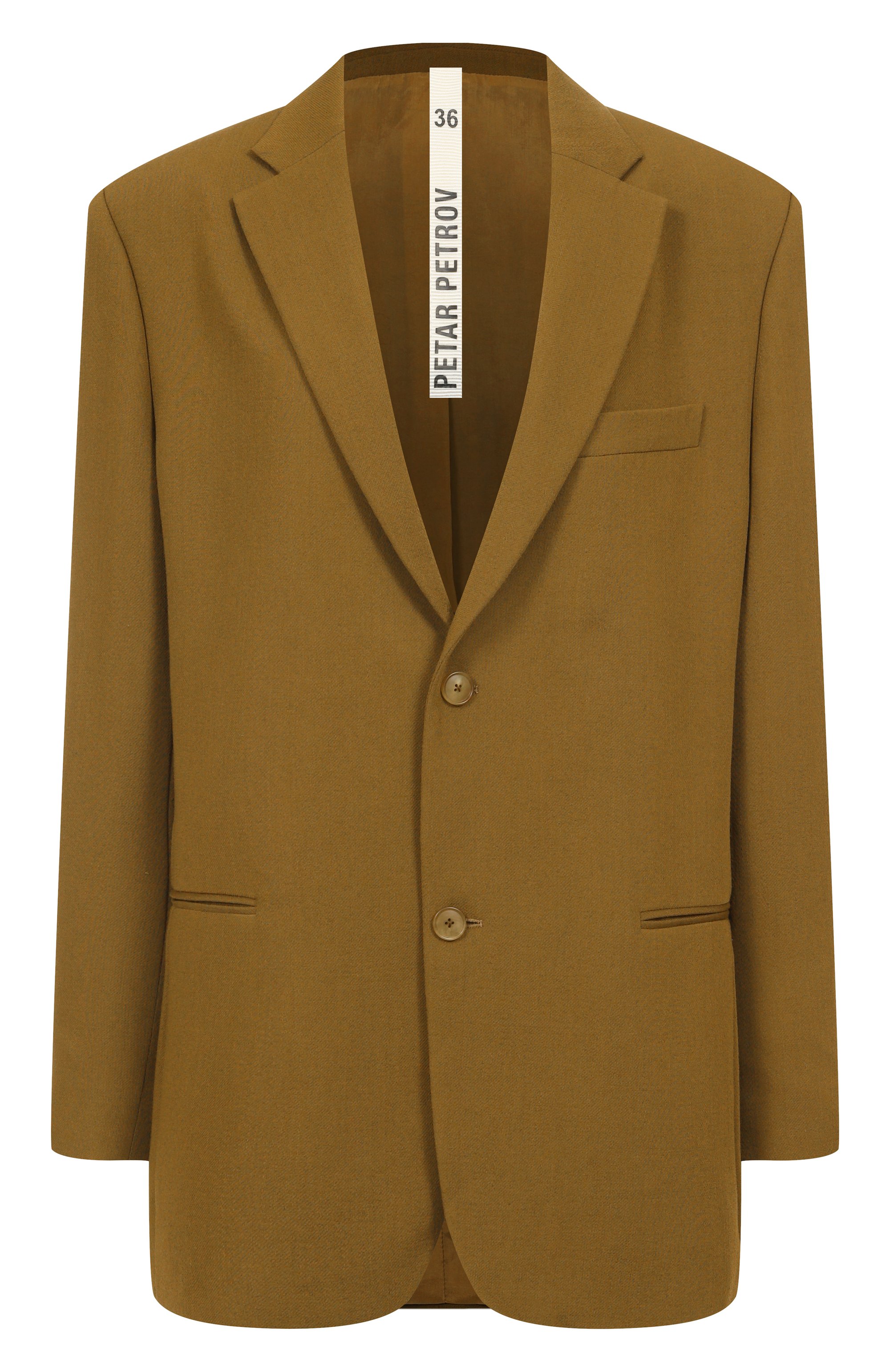 Жакет из шерсти и вискозы PETAR PETROV, арт. F25TJ9/WV/VI, фото 1