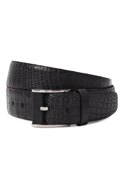 Мужской ремень из кожи крокодила ZILLI, арт. B12640M1010VRUT00/CR0C