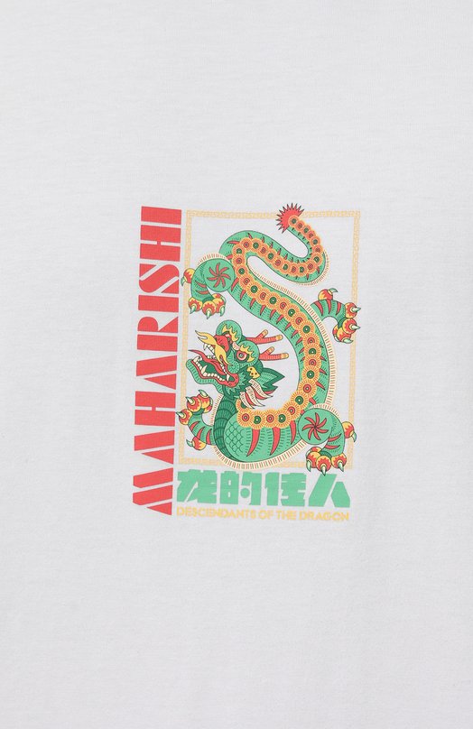 Хлопковая футболка Maharishi 5