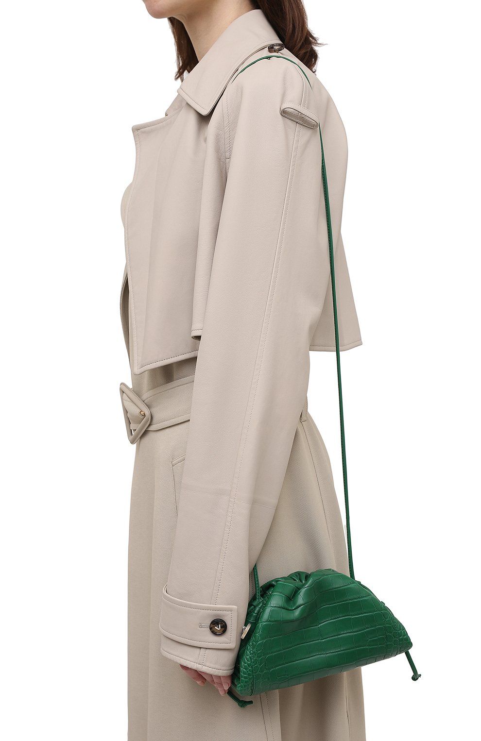 Клатч pouch mini из кожи аллигатора BOTTEGA VENETA, арт. 585852/VCPX1/AMIS, фото 5